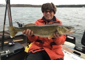 Le premier de la journée après même pas 5 minutes de pêche!