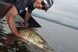 Patrick Therrien, guide de pêche