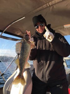 Mario et notre première capture un doré de 3.2 lbs