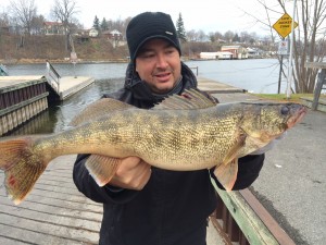 un 7.5 lbs pour Mario le dimanche à bord du bateau de Serge