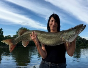 Premier de l'année pour Isabelle! 47 1/2"!
