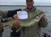 Un 33" pour Denis lors de la sortie de pêche de Montréal (10 juillet)