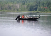 5 minutes plus tard, Fish ON!
