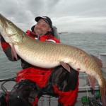 Daniel Leclair avec une capture de 58,5" de long par 28" de girt une bête de 58lbs!!