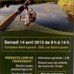 Bazar de pêche le 14 avril de 9h@14h au Complexe St-Laurent à La Prairie